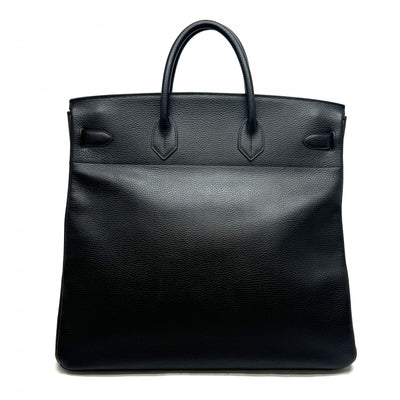 HERMES HERMES Haut ? courroies 45 Haut ? courroies 45 Bag, tote bag, Ardennes, noir, black, gold fittings