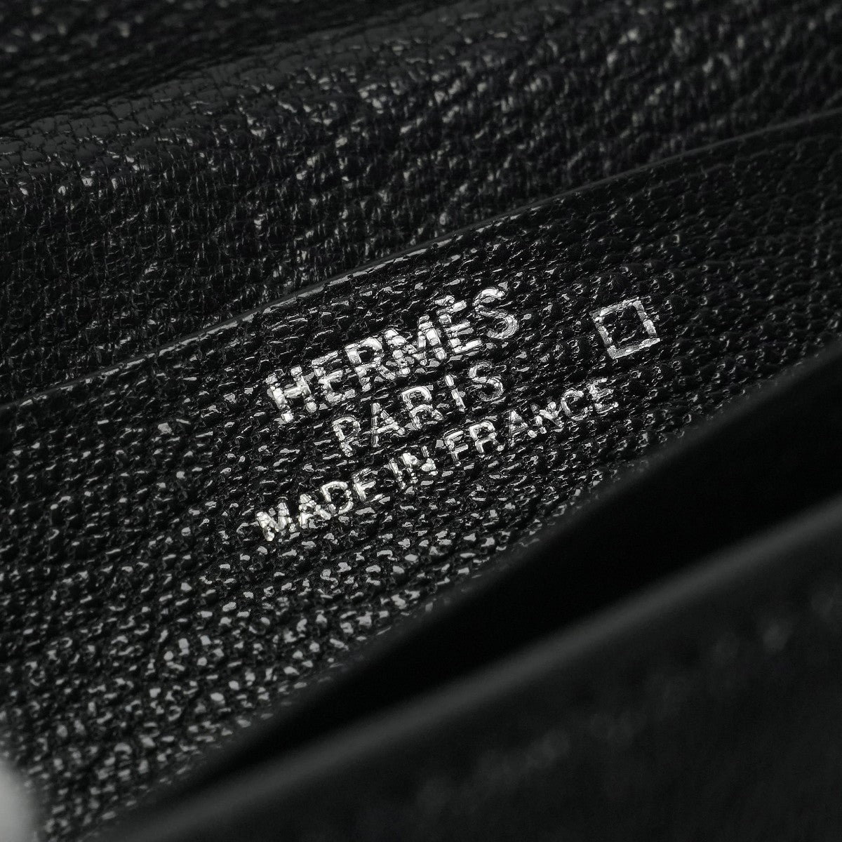 エルメス HERMES ベアンクラシック ベアン クラシック 財布 長財布 ロングウォレット アリゲーター クロコダイル ノワール ブラック 黒 シルバー金具 エキゾチック