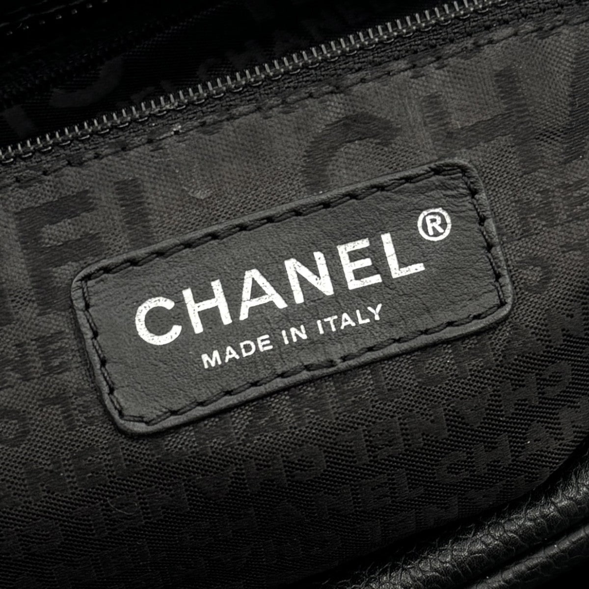 シャネル CHANEL チョコバー バッグ ショルダーバッグ キャビアスキン ブラック 黒 シルバー金具 トートバッグ ハンドバッグ