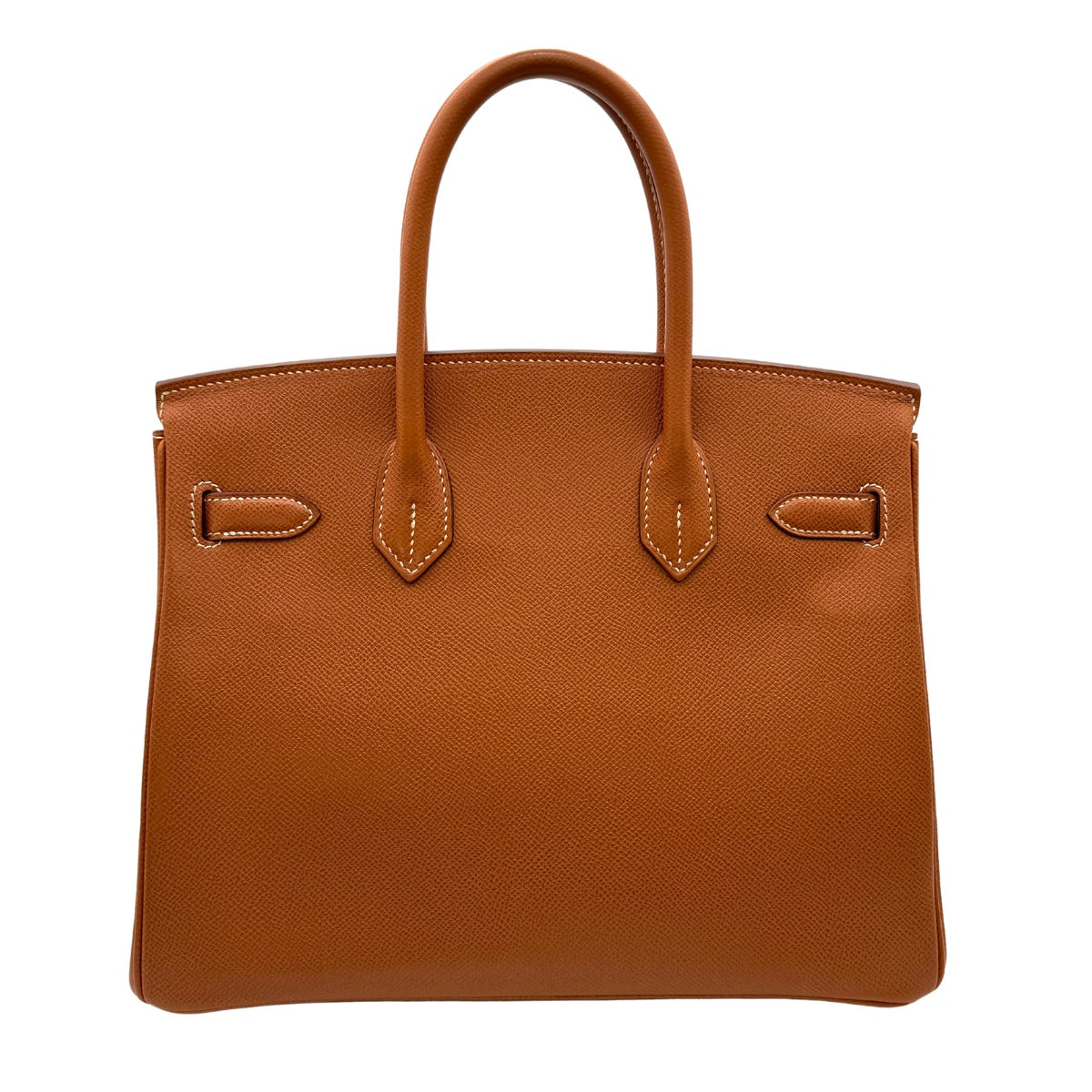 HERMES HERMES Birkin 30 Birkin 30 Bag, Tote Bag, Epson, Cognac, Brown, Brown, Silver Fittings, Vaugh Epson