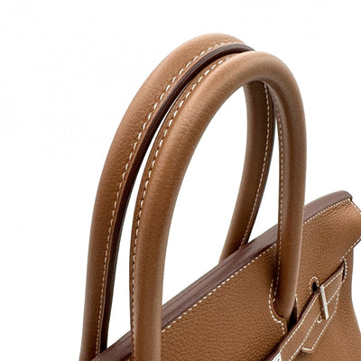HERMES 헤르메스 Birkin 30 Birkin 30 가방, 토트 백, 토고, 금, 갈색, 갈색, 실버 하드웨어