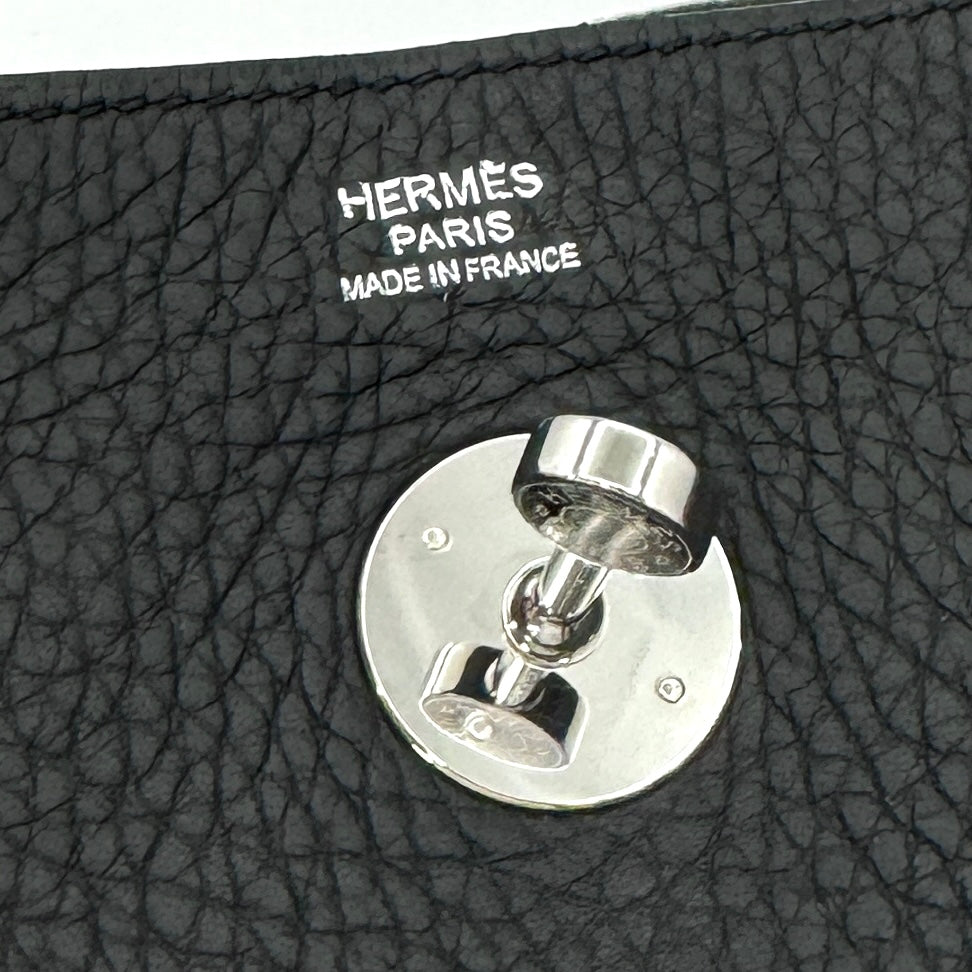 エルメス HERMES リンディ30 リンディ 30 バッグ トートバッグ ショルダーバッグ トリヨンクレマンス ノワール ブラック 黒 シルバー金具