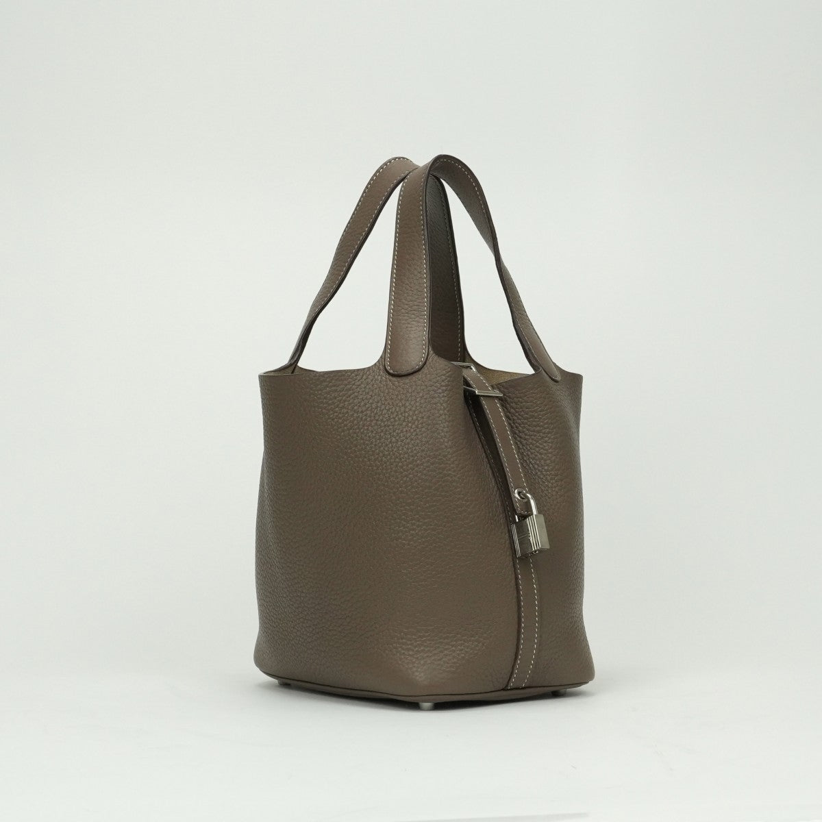 エルメス HERMES ピコタンロックPM ピコタンロック PM ピコタンPM ピコタンロック18 バッグ トートバッグ トリヨンクレマンス エトゥープ Etoupe グレー Gray シルバー金具 ハンドバッグ