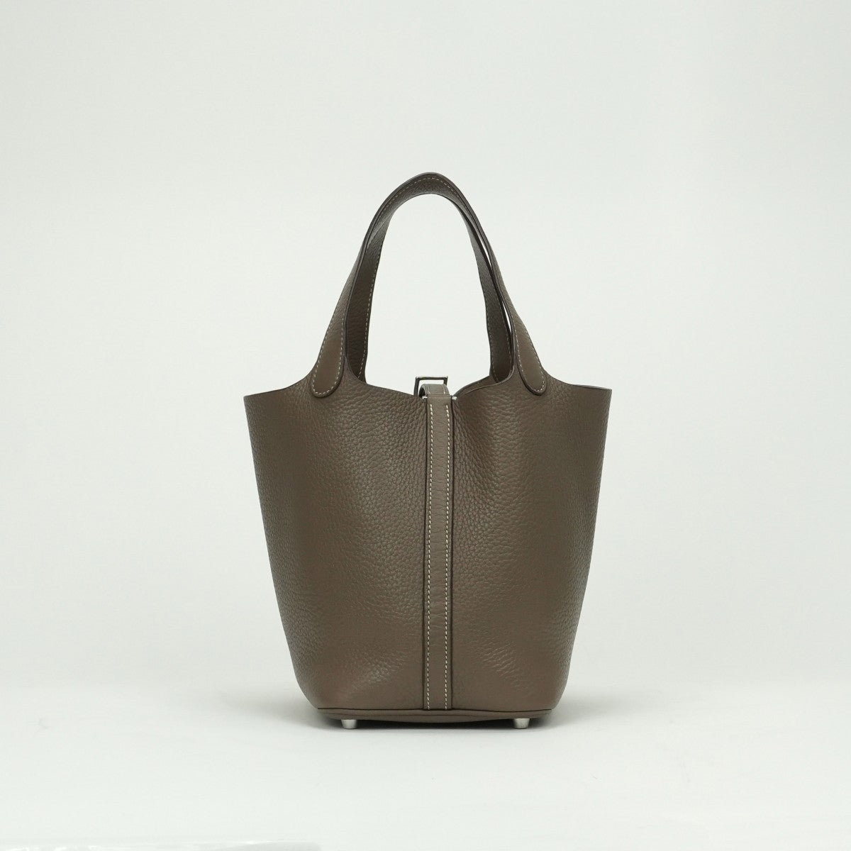 エルメス HERMES ピコタンロックPM ピコタンロック PM ピコタンPM ピコタンロック18 バッグ トートバッグ トリヨンクレマンス エトゥープ Etoupe グレー Gray シルバー金具 ハンドバッグ