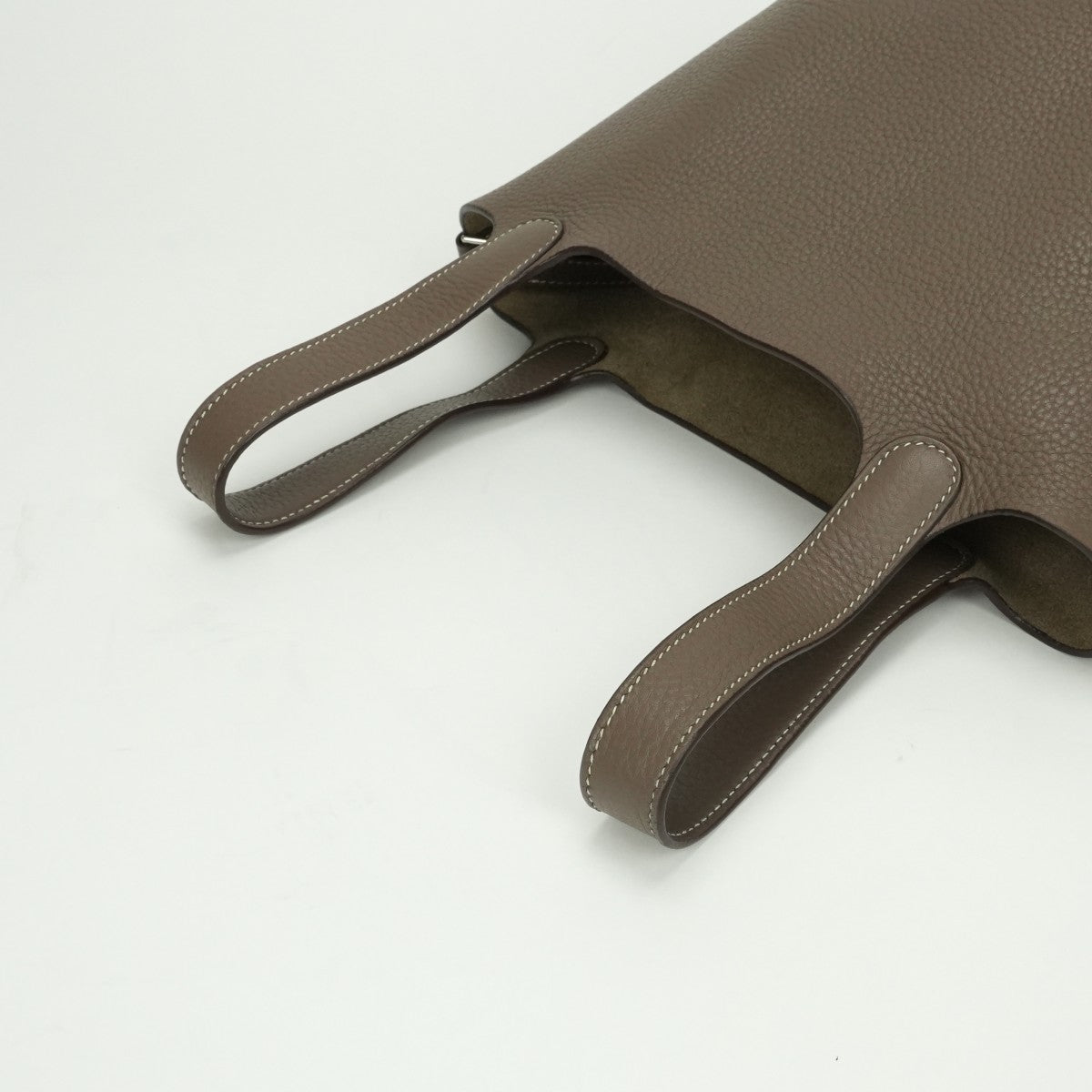エルメス HERMES ピコタンロックPM ピコタンロック PM ピコタンPM ピコタンロック18 バッグ トートバッグ トリヨンクレマンス エトゥープ Etoupe グレー Gray シルバー金具 ハンドバッグ