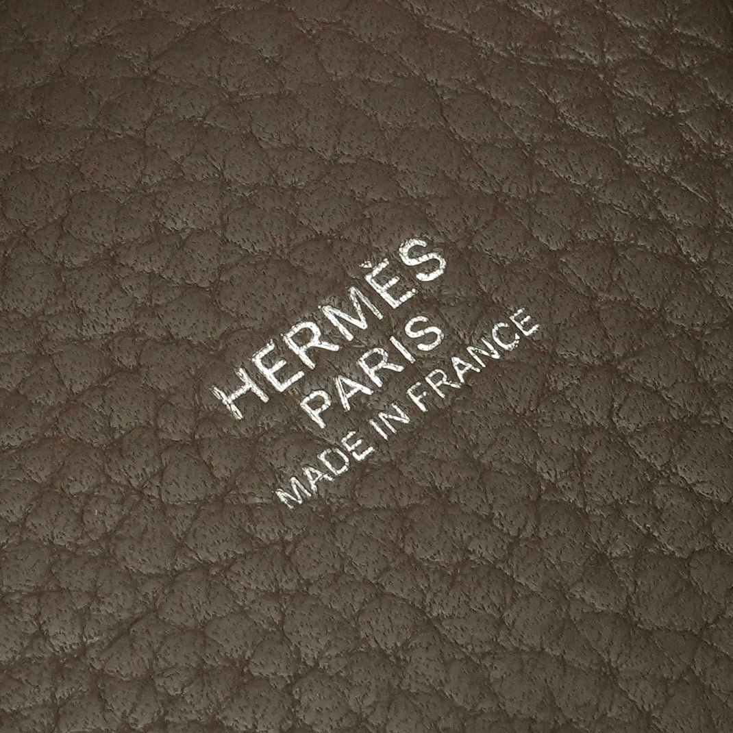 エルメス HERMES ピコタンロックPM ピコタンロック PM ピコタンPM ピコタンロック18 バッグ トートバッグ トリヨンクレマンス エトゥープ Etoupe グレー Gray シルバー金具 ハンドバッグ