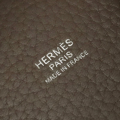 エルメス HERMES ピコタンロックPM ピコタンロック PM ピコタンPM ピコタンロック18 バッグ トートバッグ トリヨンクレマンス エトゥープ Etoupe グレー Gray シルバー金具 ハンドバッグ