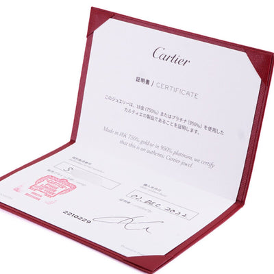 CARTIER Cartier 1895结婚戒指1895结婚戒指戒指PT950银婚礼戒指婚姻戒指戒指铂金