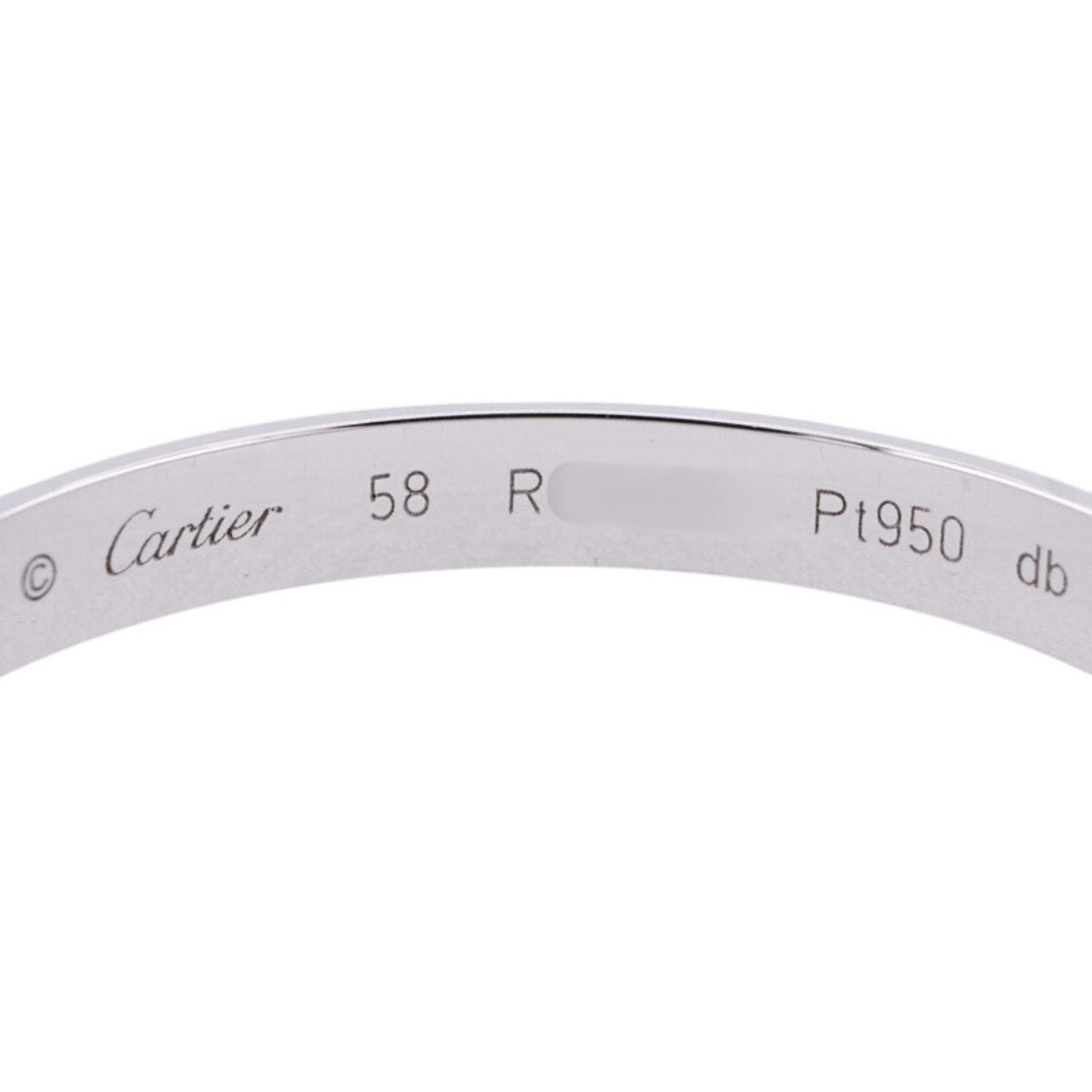 カルティエ Cartier 1895ウェディングリング 1895 WEDDING BAND リング 指輪 Pt950 シルバー 結婚指輪 マリッジリング ペアリング プラチナ