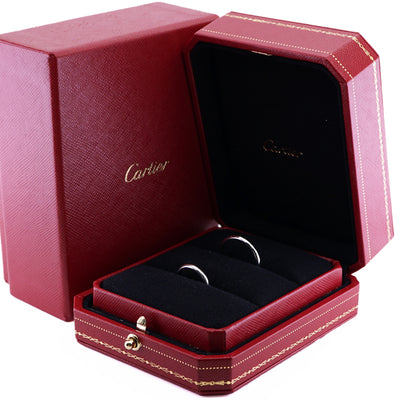 CARTIER Cartier 1895结婚戒指1895结婚戒指戒指PT950银婚礼戒指婚姻戒指戒指铂金