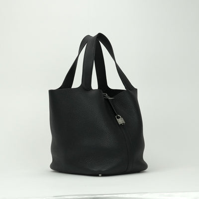 エルメス HERMES ピコタンロックGM ピコタンロック GM ピコタンロック26 バッグ トートバッグ トリヨンクレマンス ノワール noir ブラック black 黒 シルバー金具 ピコタン トリヨン ハンドバッグ