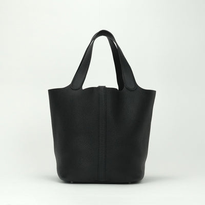 エルメス HERMES ピコタンロックGM ピコタンロック GM ピコタンロック26 バッグ トートバッグ トリヨンクレマンス ノワール noir ブラック black 黒 シルバー金具 ピコタン トリヨン ハンドバッグ