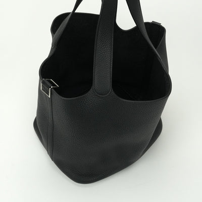 エルメス HERMES ピコタンロックGM ピコタンロック GM ピコタンロック26 バッグ トートバッグ トリヨンクレマンス ノワール noir ブラック black 黒 シルバー金具 ピコタン トリヨン ハンドバッグ