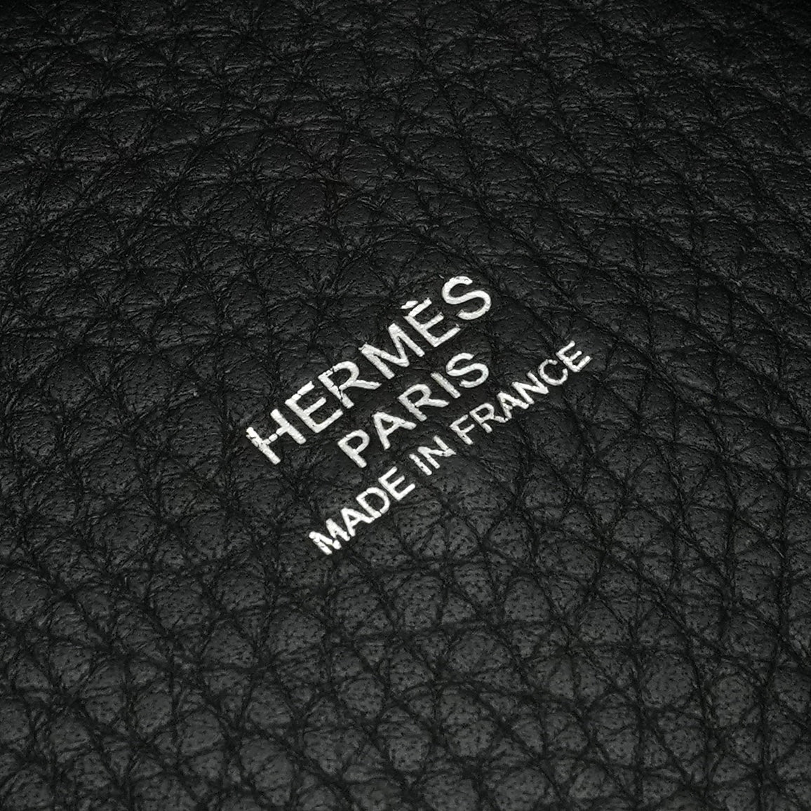 エルメス HERMES ピコタンロックGM ピコタンロック GM ピコタンロック26 バッグ トートバッグ トリヨンクレマンス ノワール noir ブラック black 黒 シルバー金具 ピコタン トリヨン ハンドバッグ