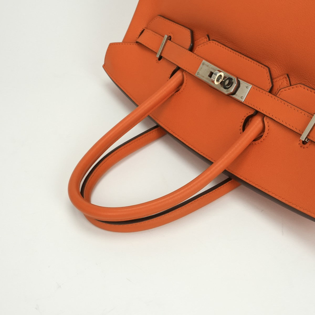 エルメス HERMES バーキン35 バーキン 35 バッグ トートバッグ スイフト オレンジ Orange シルバー金具 ハンドバッグ ヴォースイフト