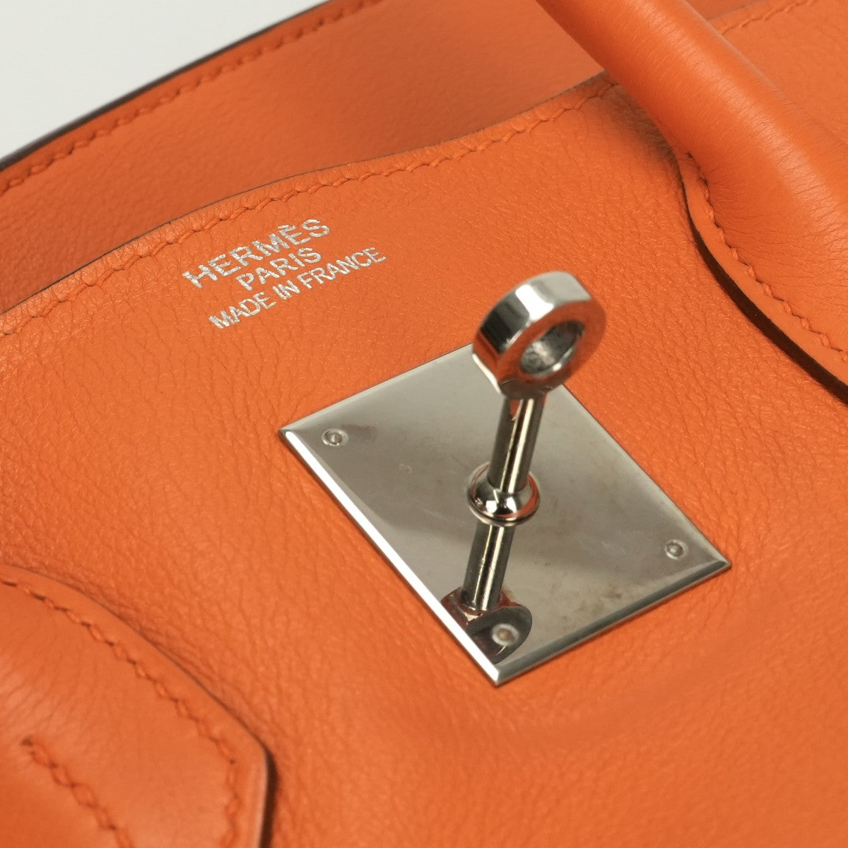 エルメス HERMES バーキン35 バーキン 35 バッグ トートバッグ スイフト オレンジ Orange シルバー金具 ハンドバッグ ヴォースイフト