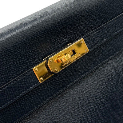 HERMES HERMES Kelly 35 Kelly 35 Bag, Tote Bag, Shoulder Bag, Kushbell, Navy, Navy, Gold Fittings