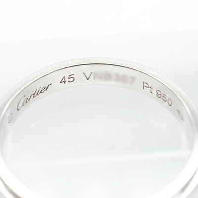CARTIER Cartier CARTIER Damour Wedding Ring CARTIER D'AMOUR WEDDING BAND Ring Pt950 Silver CARTIER wedding rings wedding rings