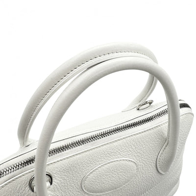 HERMES HERMES Bolide 31 Bolide 31 Bag, Tote bag, Shoulder bag, Torillon Clemence, White, Silver hardware