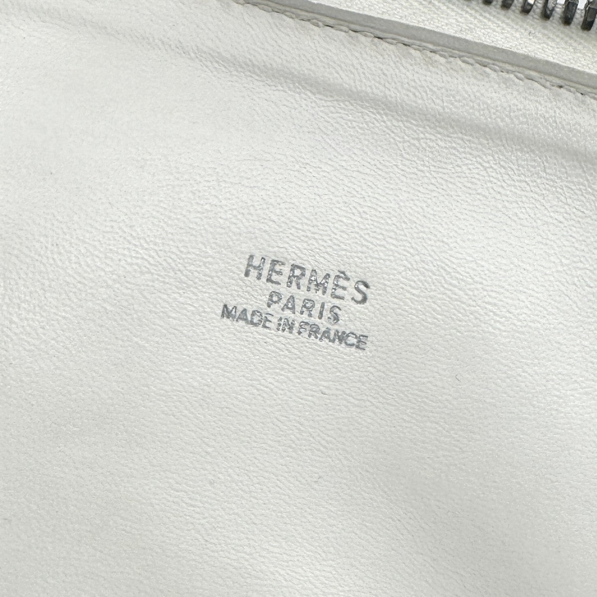 HERMES 헤르메스 Bolide 31 Bolide 31 가방, 토트 백, 숄더 백, 토릴론 클레멘스, 흰색, 실버 하드웨어