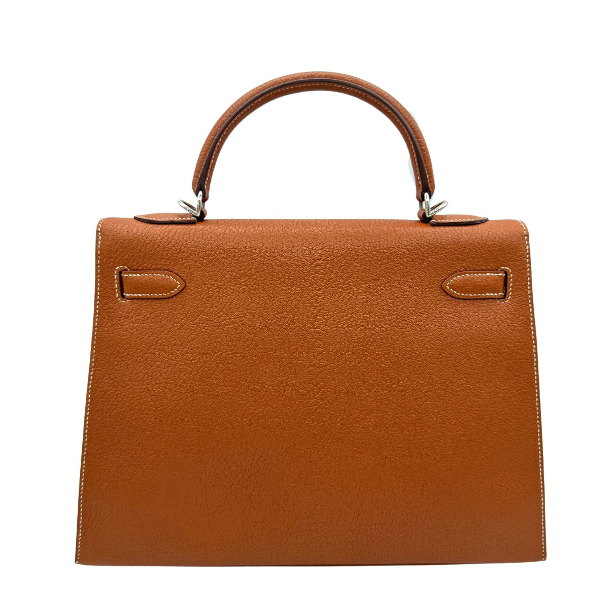 HERMES 헤르메스 Kelly 32 Kelly 32 가방, 토트 백, 숄더백, 쉐브르, forbe, 갈색, 갈색,은 하드웨어 Chevre mysore