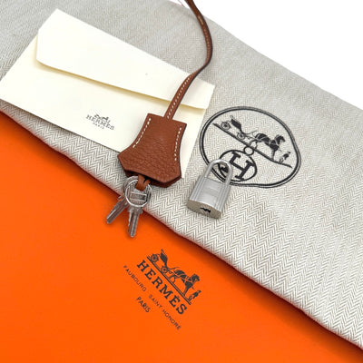 エルメス HERMES ケリー32 ケリー 32 バッグ トートバッグ ショルダーバッグ シェーブル フォーブ ブラウン 茶 シルバー金具 シェブルミゾル