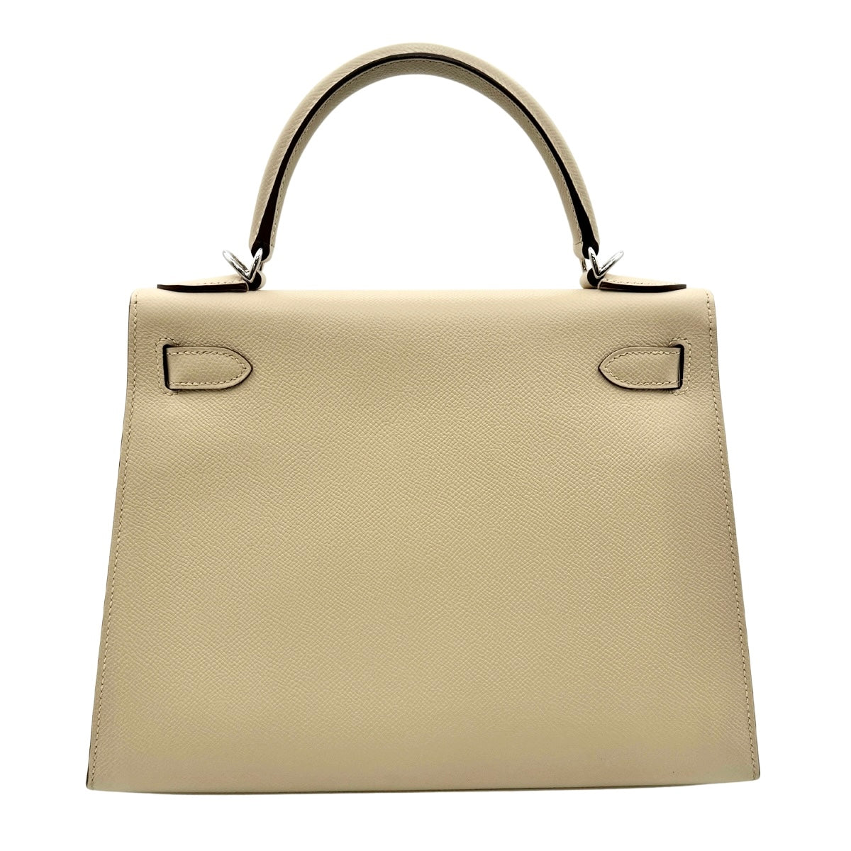 HERMES HERMES Kelly 28 Kelly 28 Bag, Tote Bag, Epson, Parschmann, Beige, Silver Fittings, Vaugh Epson