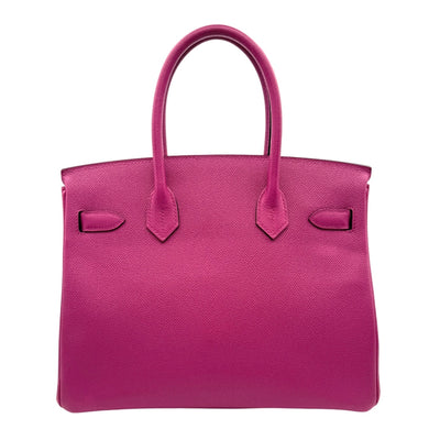 HERMES HERMES Birkin 30 Birkin 30 Bag Tote Bag Epson Tosca Purple Pink Purple Silver Metal Fittings Vaugh Epson