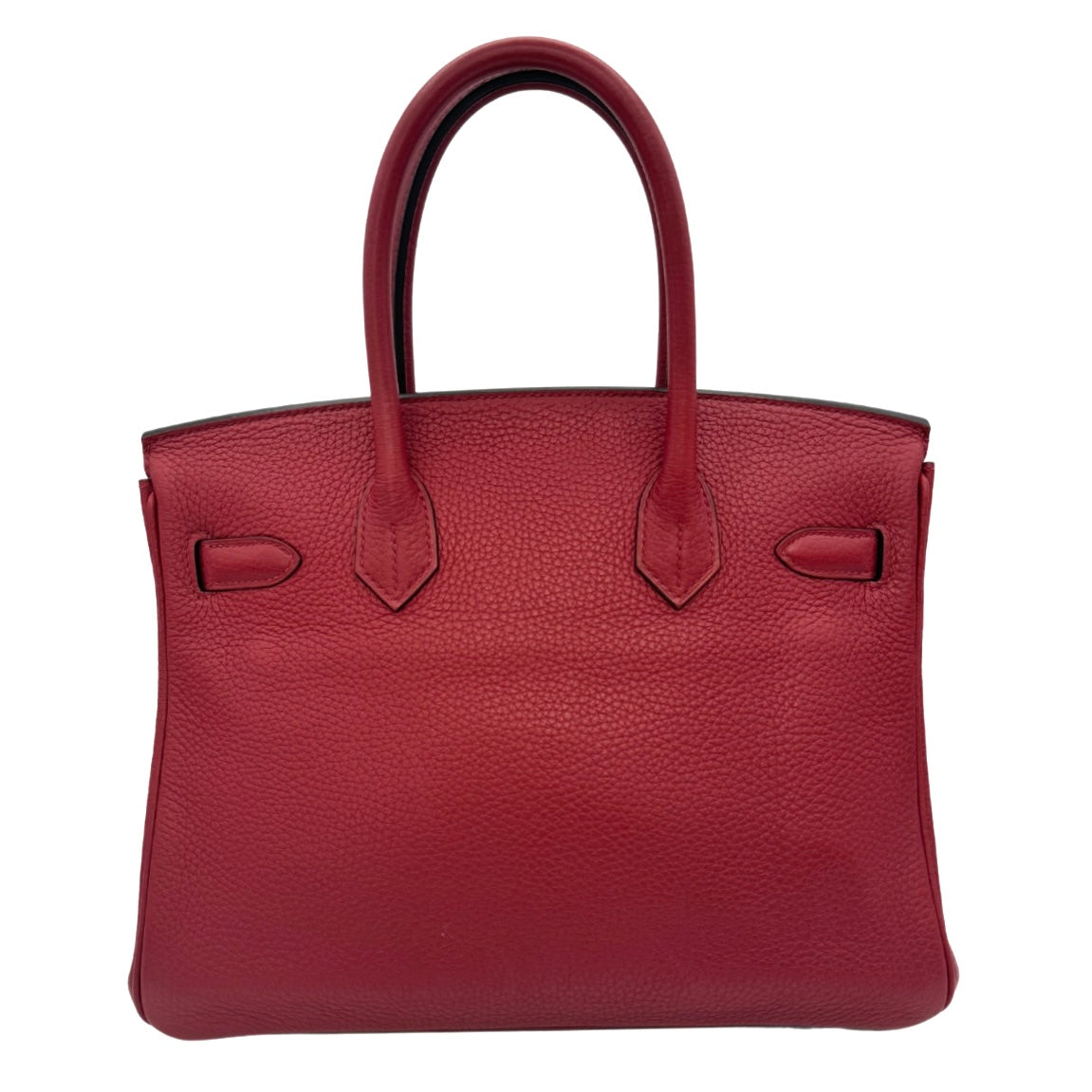 HERMES 헤르메스 Birkin 30 Birkin 30 토트 백 토리 온 클레멘스 루지 그레나 레드 레드 골드 메탈릭 핸드백