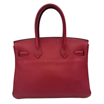 HERMES 爱马仕 Birkin 30 Birkin 30 手提袋Toryon Clemence Rouge Grena Red Red Red Red Gold Gold Goldalic手提包