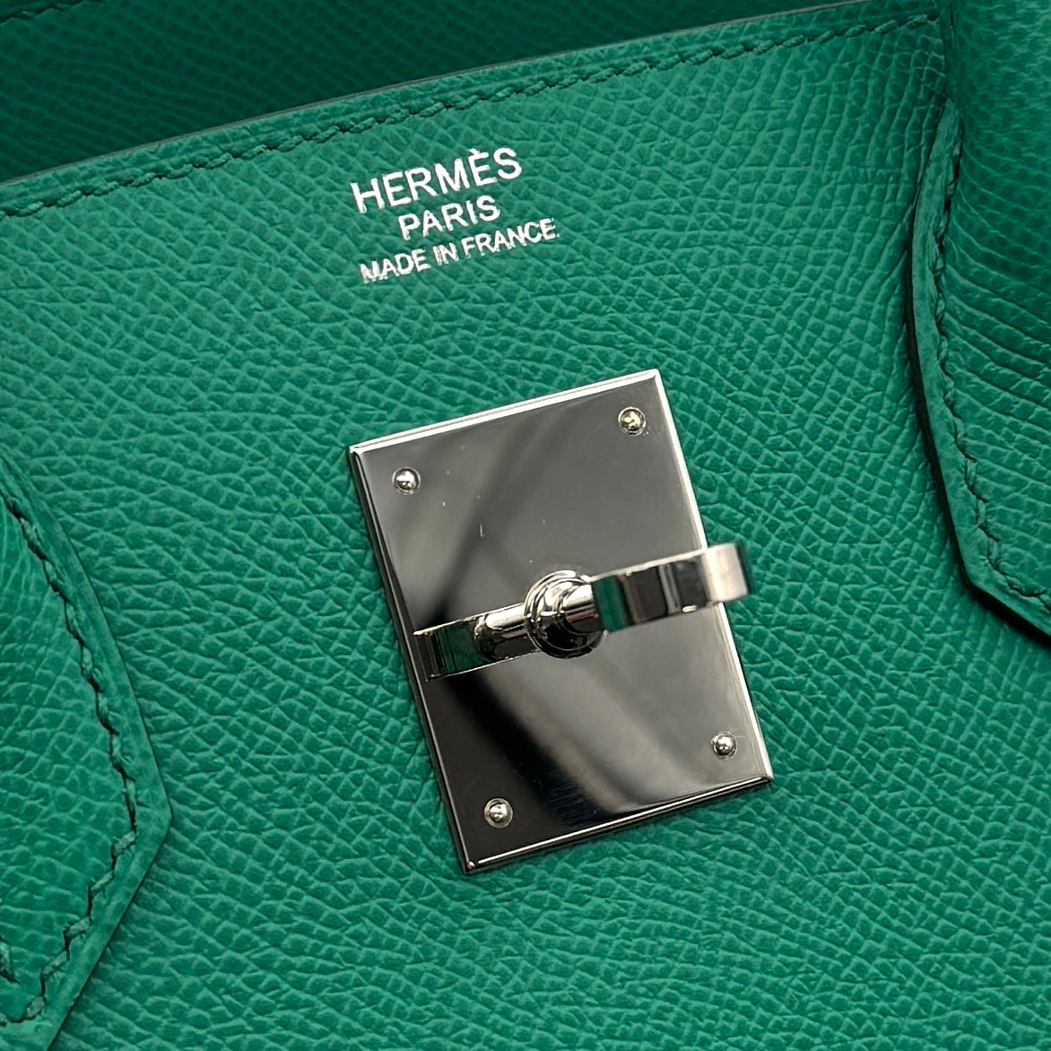 エルメス HERMES バーキン30 バーキン 30 バッグ トートバッグ エプソン ヴェールヴェルティゴ グリーン 緑 シルバー金具 ヴォーエプソン