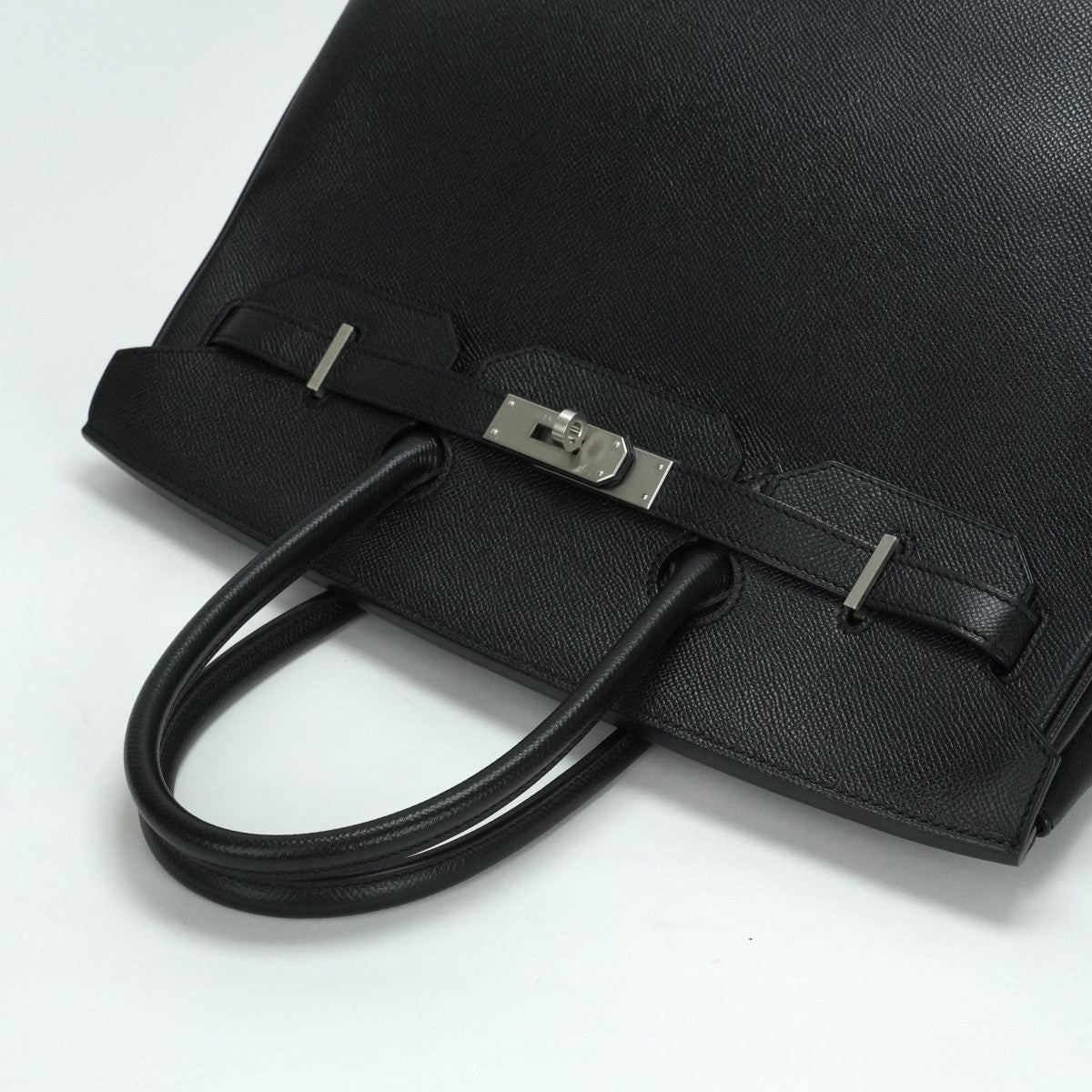 エルメス HERMES バーキン35 バーキン 35　パーソナルオーダー バッグ トートバッグ エプソン ノワール ブラック 黒 シルバー金具 ヴォーエプソン