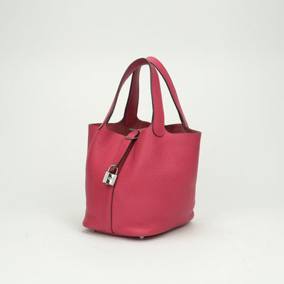 エルメス HERMES ピコタンロックPM ピコタンロック PM ピコタンPM ピコタンロック18 バッグ トートバッグ トリヨンクレマンス ローズティリアン Rosetyrien ピンク pink シルバー金具