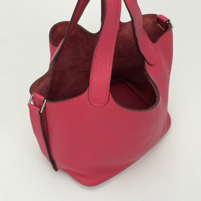 エルメス HERMES ピコタンロックPM ピコタンロック PM ピコタンPM ピコタンロック18 バッグ トートバッグ トリヨンクレマンス ローズティリアン Rosetyrien ピンク pink シルバー金具