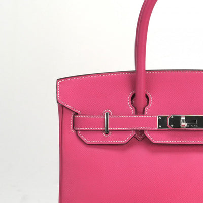 HERMES HERMES Birkin 30 Birkin 30 Bag Tote Bag Epson Rose Dillian Pink Silver Metal Fittings Vaugh Epson