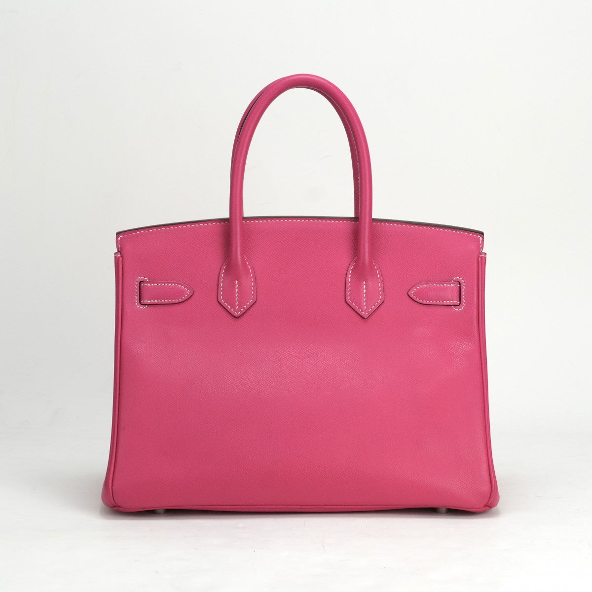 HERMES 헤르메스 Birkin 30 Birkin 30 가방 토트 백 엡슨 로즈 딜리안 핑크 실버 메탈 피팅 Vaugh Epson