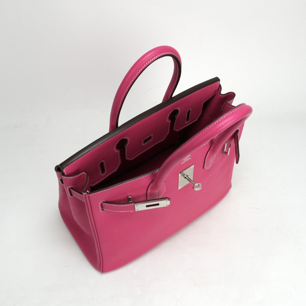 HERMES HERMES Birkin 30 Birkin 30 Bag Tote Bag Epson Rose Dillian Pink Silver Metal Fittings Vaugh Epson