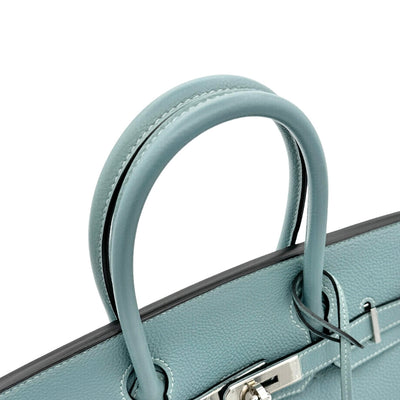 HERMES HERMES Birkin 30 Birkin 30 Tote bag Togo Ciel Blue Silver hardware