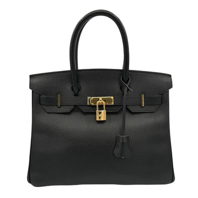 HERMES 헤르메스 Birkin 30 Birkin 30 가방, 토트 백, Ardennes, Noir, Black, Gold Fittings