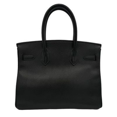 HERMES HERMES Birkin 30 Birkin 30 Bag, tote bag, Ardennes, noir, black, gold fittings