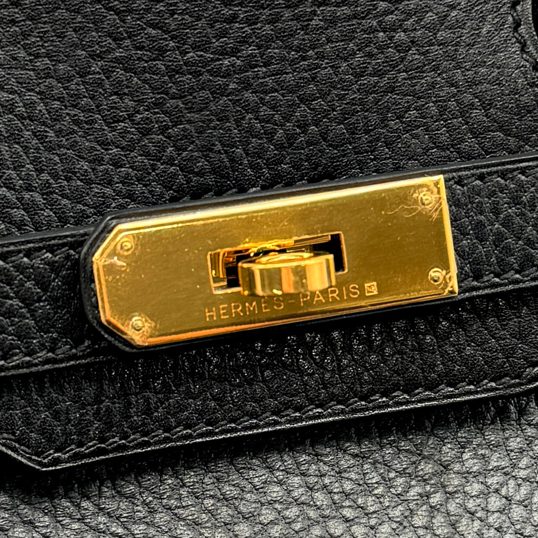 HERMES 헤르메스 Birkin 30 Birkin 30 가방, 토트 백, Ardennes, Noir, Black, Gold Fittings