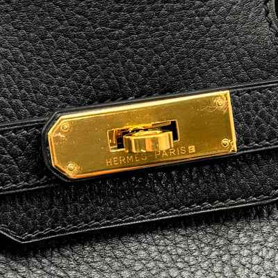 HERMES 헤르메스 Birkin 30 Birkin 30 가방, 토트 백, Ardennes, Noir, Black, Gold Fittings