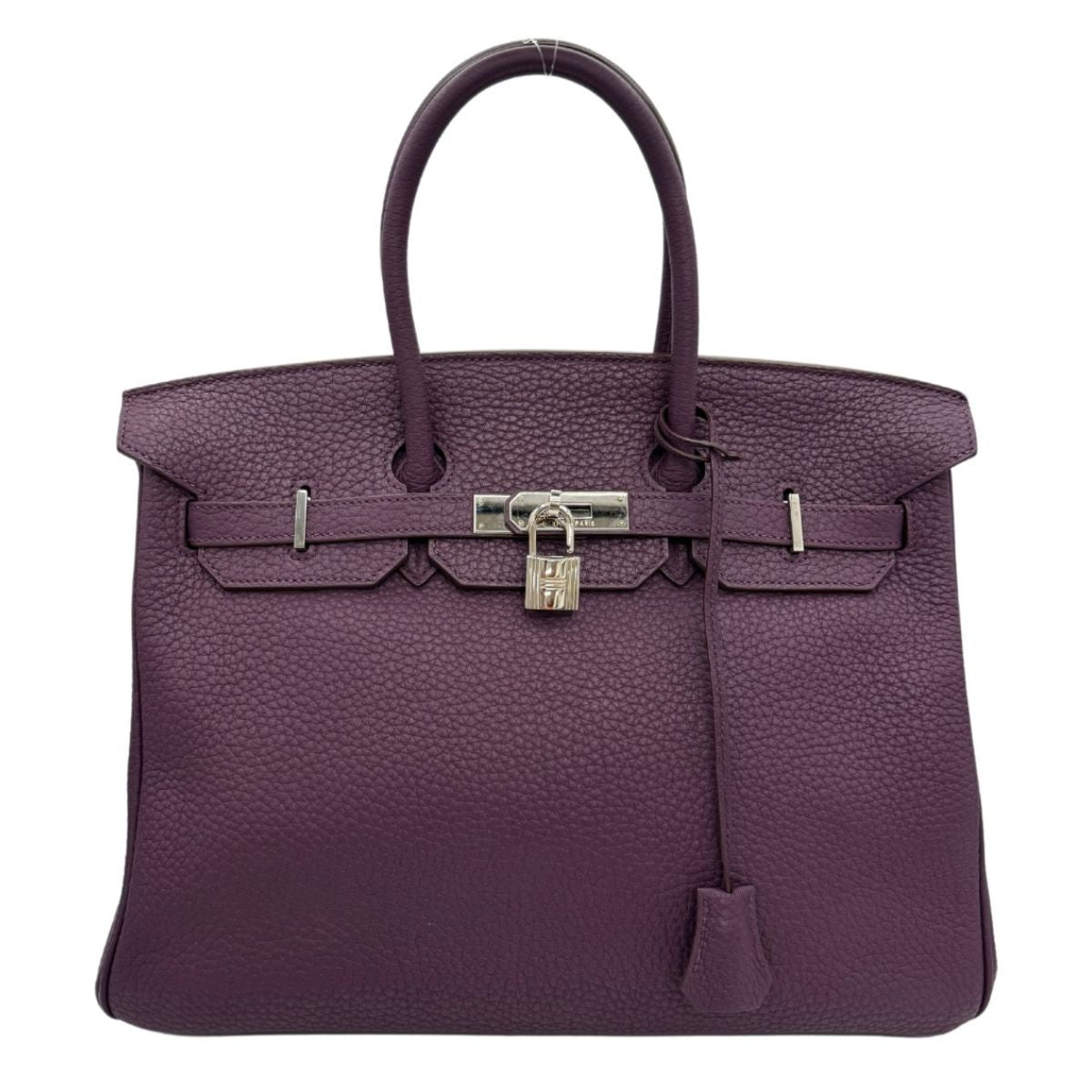 HERMES HERMES Birkin 35 Birkin 35 Bag, Tote Bag, Fjord, Cassis, Purple, Purple, Silver Fittings