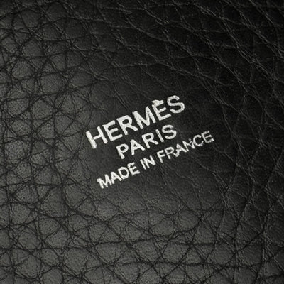 HERMES HERMES Picotin GM Picotin GM Picotin lock GM Picotin 26 Tote bag Toryon Clemence Noir Black Silver Metal fittings