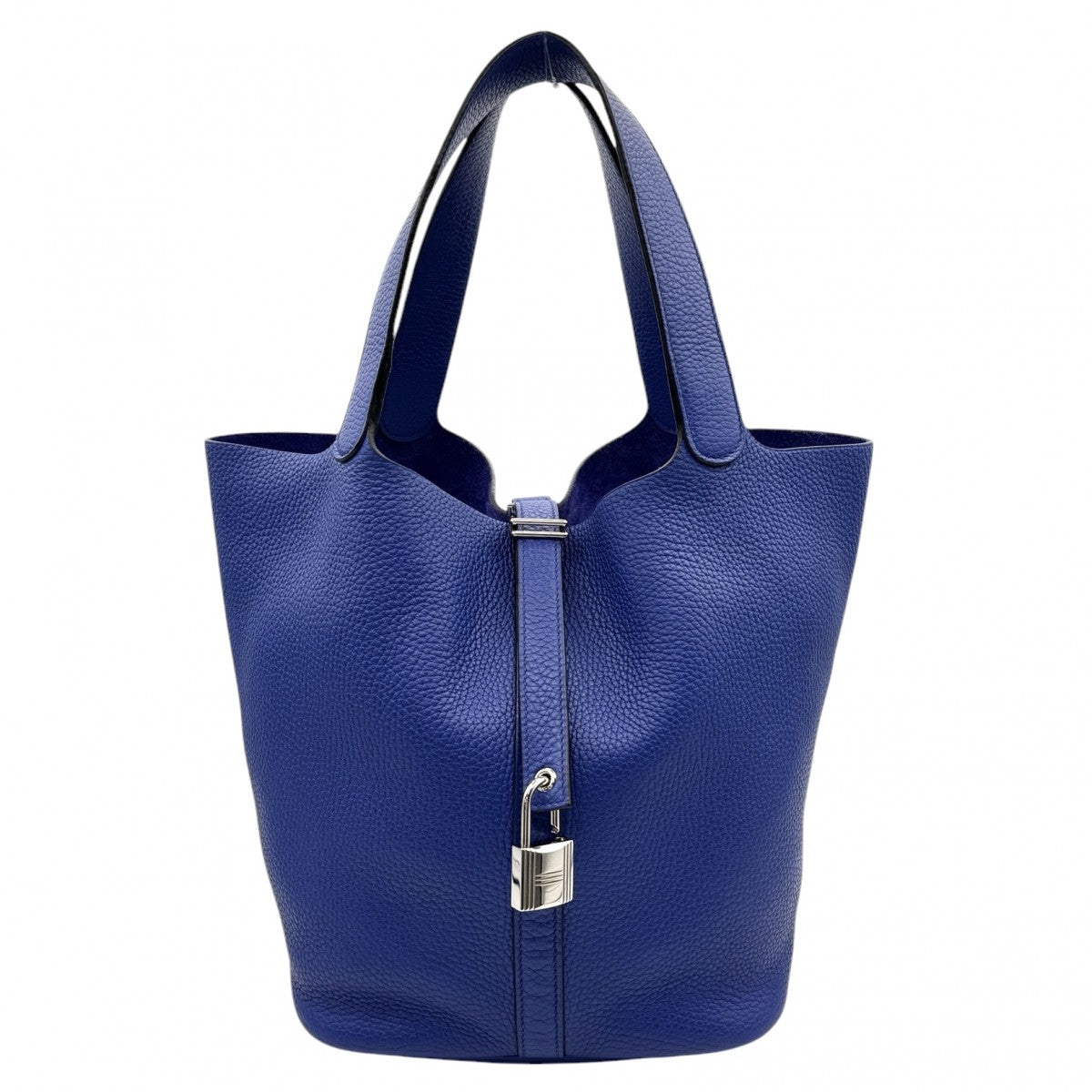 HERMES HERMES Picotin lock GM Picotin lock 26 Picotin GM Picotin 26 Tote bag Toryon Clemence Blue Electric Blue Blue Silver Hardware