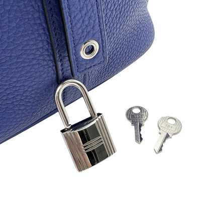 HERMES HERMES Picotin lock GM Picotin lock 26 Picotin GM Picotin 26 Tote bag Toryon Clemence Blue Electric Blue Blue Silver Hardware