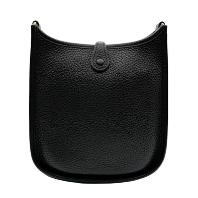 HERMES HERMES Evelyne tpm amazon Evelyne TPM Evelyne TPM Evelyne TPM Bag Shoulder Bag Torillon Clemence Noir Black Gold Hardware