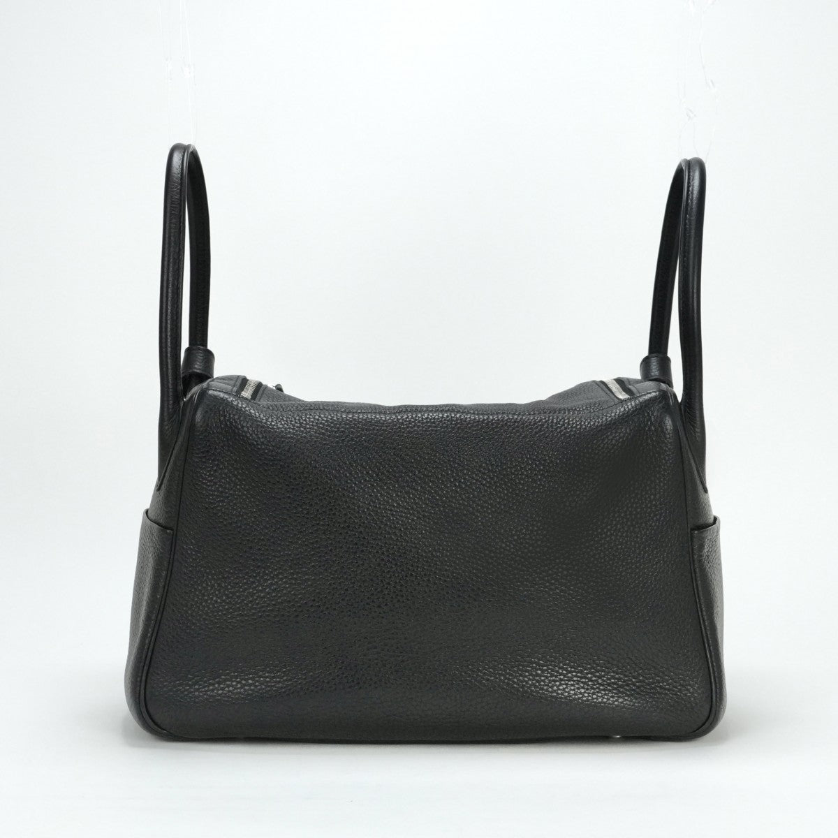 HERMES HERMES Lindy 34 Lindy 34 Bag, Tote bag, Shoulder bag, Toryon Clemence, Noir, Black, Silver hardware