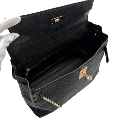 HERMES HERMES Kelly 32 Kelly 32 Bag, Tote Bag, Shoulder Bag, Togo, Noir, Black, Gold Fittings