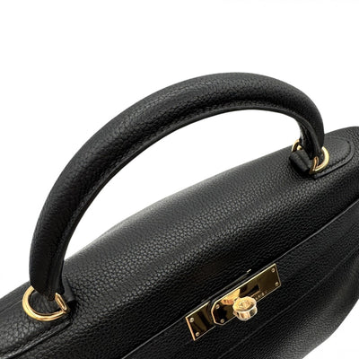 HERMES HERMES Kelly 32 Kelly 32 Bag, Tote Bag, Shoulder Bag, Togo, Noir, Black, Gold Fittings